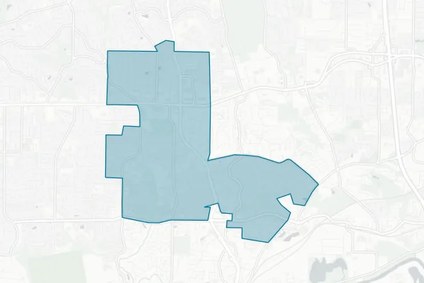 City of Manchester — detail map