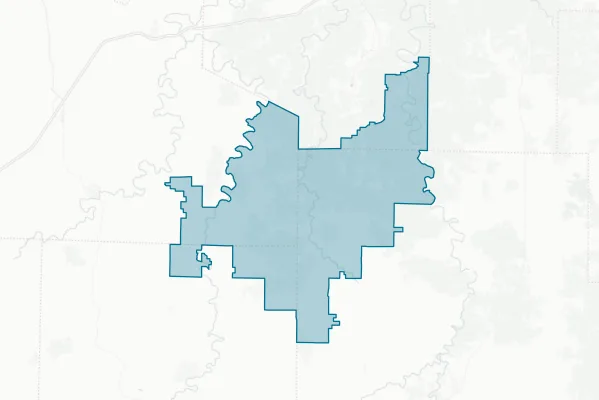 Plato R-V School District — detail map