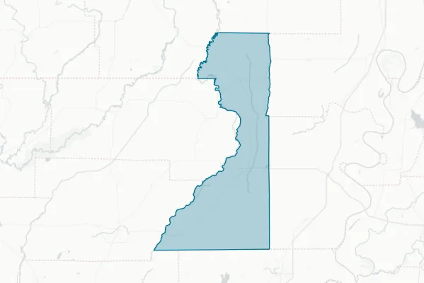 Carroll County Missouri — detail map