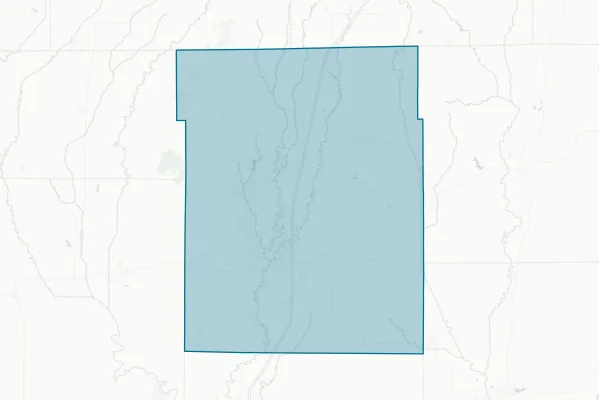 Saline County — detail map