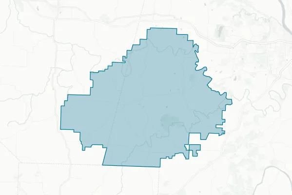 Benton County R-1 School District — detail map
