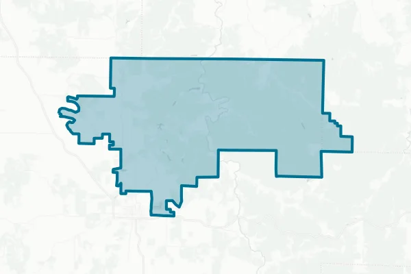 North Wood R-IV School District — detail map