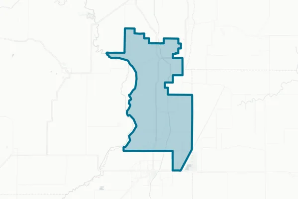 Holcomb Reorganized School District No. 3 — detail map