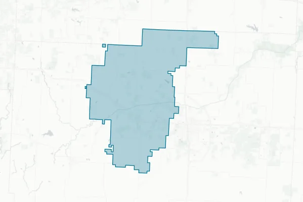 Johnson County R-VII School District — detail map