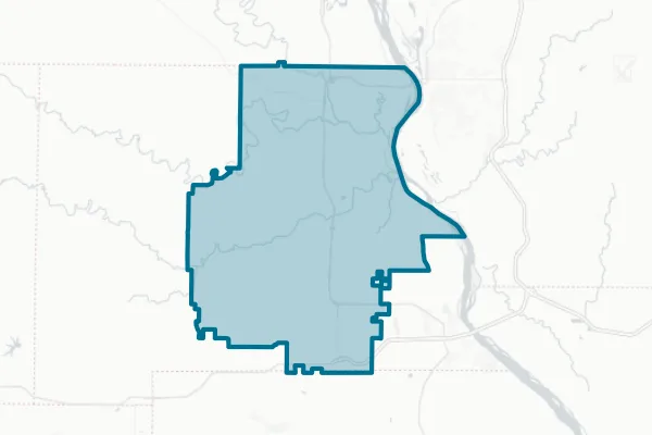 Palmyra R-1 School District — detail map
