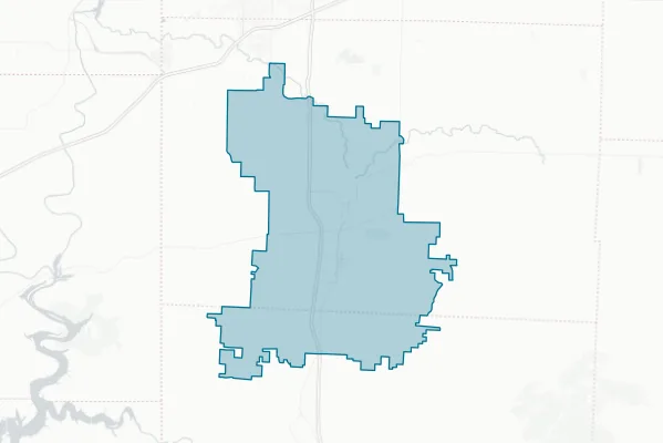 Neosho R-5 School District — detail map