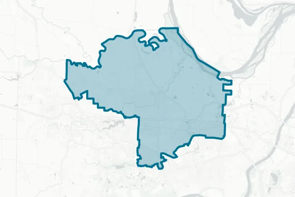 Fort Zumwalt School District — detail map