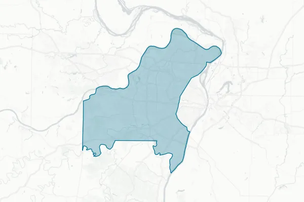 City of Elsberry — detail map