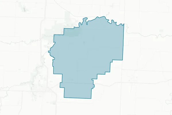 Northeast Vernon County R1 School District — detail map