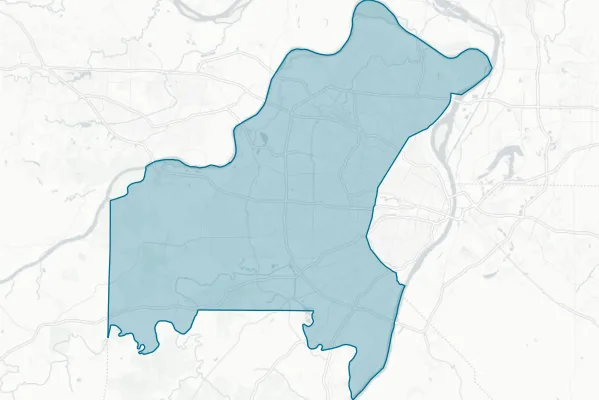St. Louis County Library District — detail map