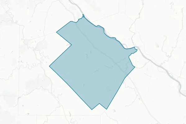 Public Water Supply District No. 1 of Ste. Genevieve County — detail map