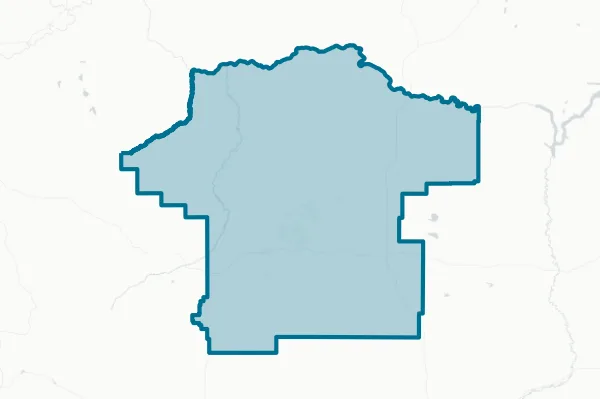 Fergus County — detail map