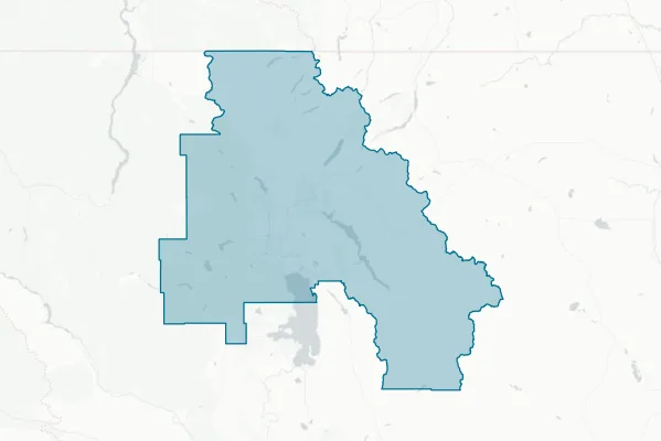 Flathead County — detail map
