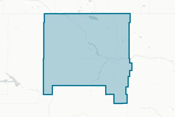 Hill County — detail map