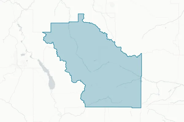 Meagher County — detail map