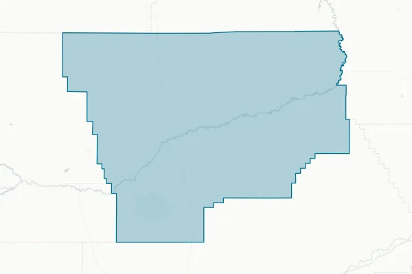 Musselshell County — detail map