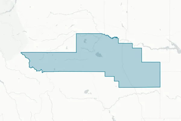 Pondera County — detail map