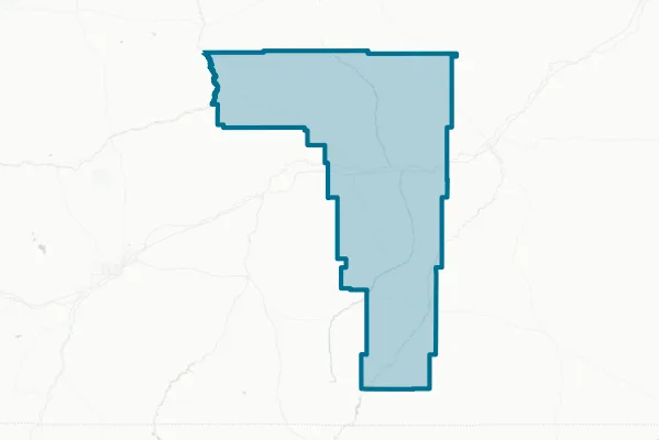 Rosebud County — detail map