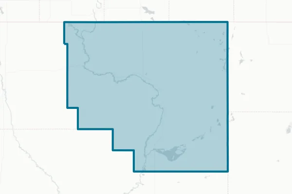 Sheridan County — detail map