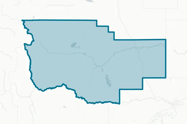Teton County — detail map