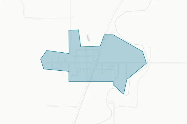 Town of Fromberg — detail map