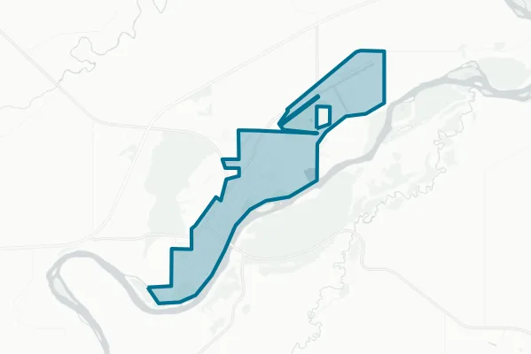 Fort Benton City — detail map