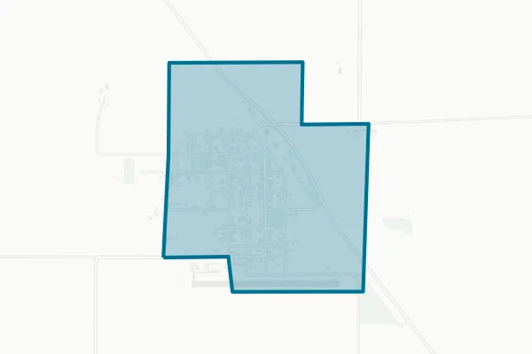 Town of Geraldine — detail map