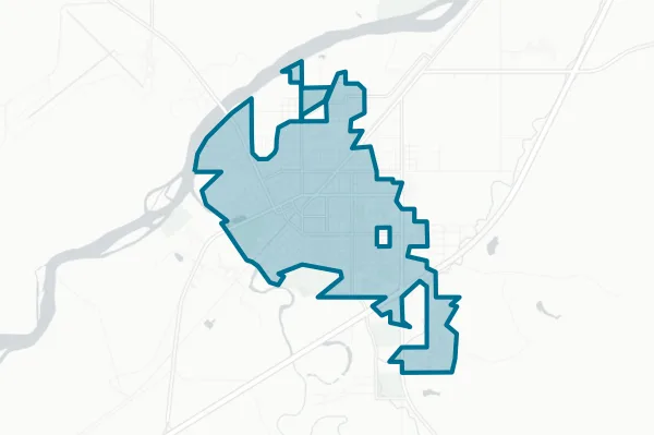 City of Miles City — detail map