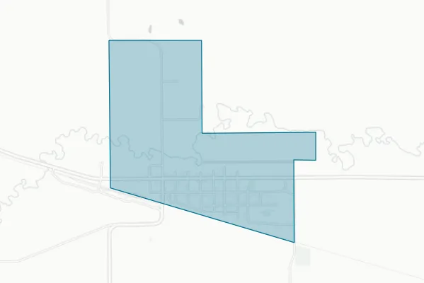 Town of Denton — detail map