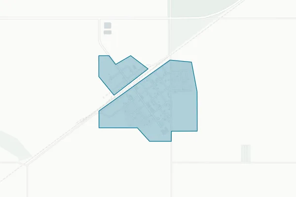 Town of Moore — detail map