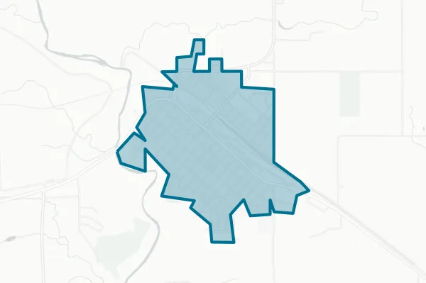 Cut Bank City — detail map