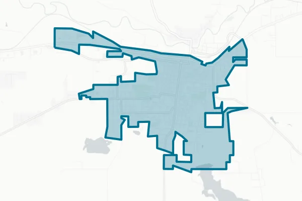 City of Havre — detail map