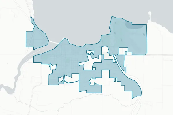 City of Polson — detail map