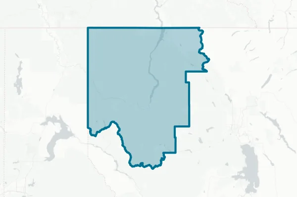 Town of Eureka — detail map