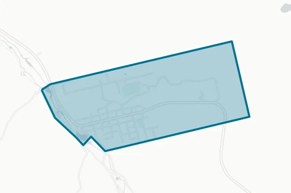 Town of Virginia City — detail map