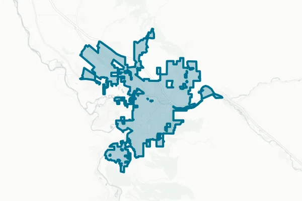 City of Missoula — detail map