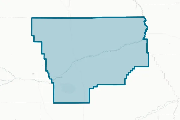 Roundup Public Schools Districts No. 55 and 55h — detail map