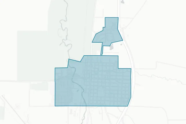 City of Deer Lodge — detail map