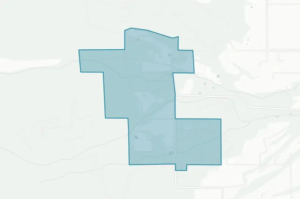 Town of Pinesdale — detail map