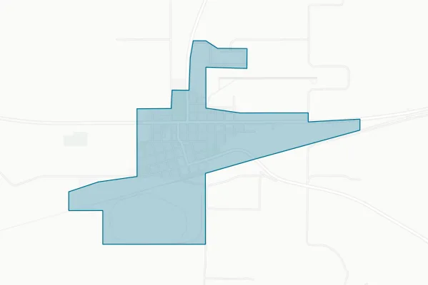 Town of Culbertson — detail map