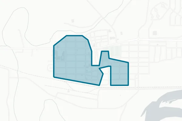 City of Poplar — detail map