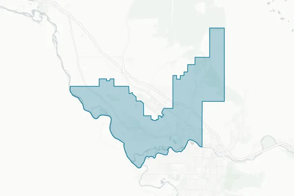 Hellgate Elementary School District #4 — detail map