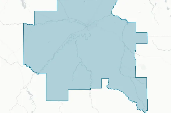 Sun Prairie Village County Water and Sewer District — detail map