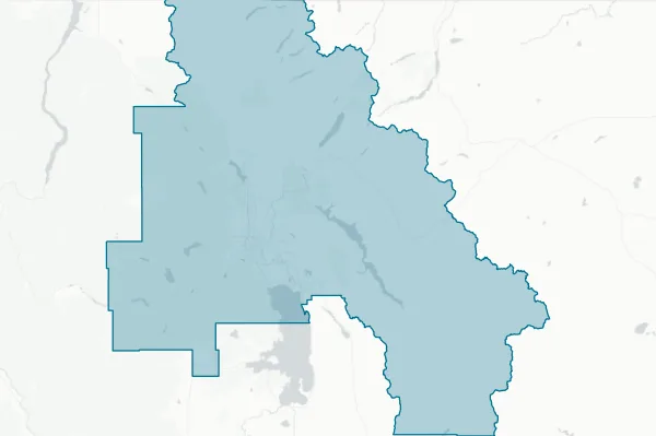 Lakeside County Water & Sewer District — detail map