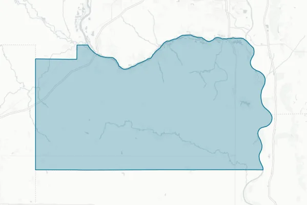 Cass County Nebraska — detail map