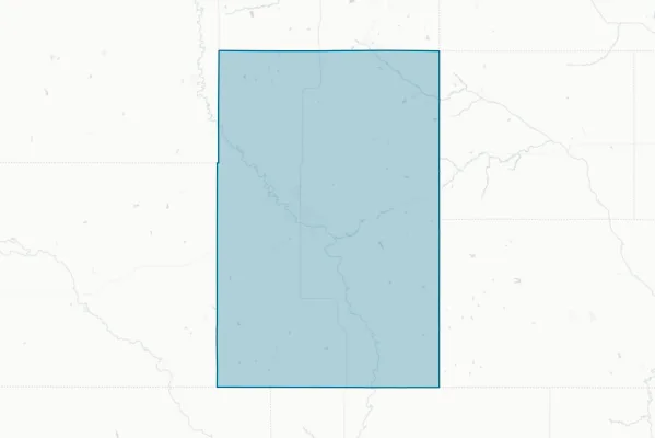 Gage County — detail map
