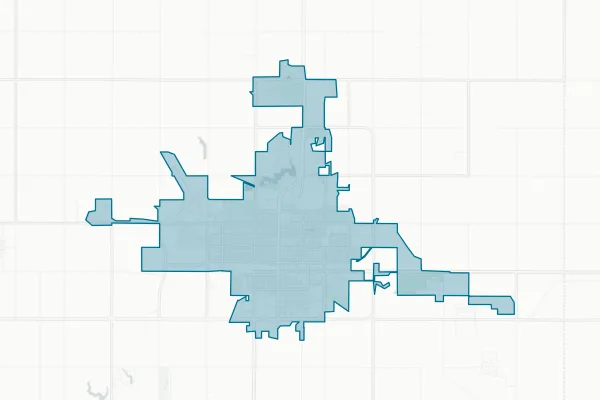 City of Hastings — detail map
