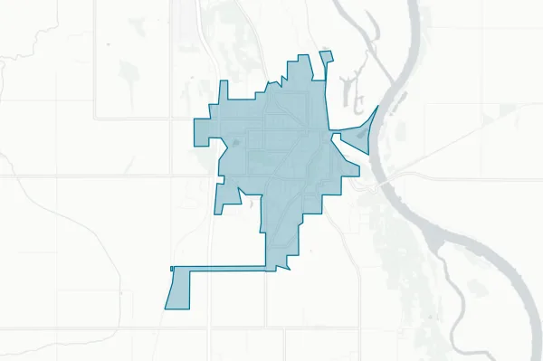 City of Plattsmouth, Ne — detail map