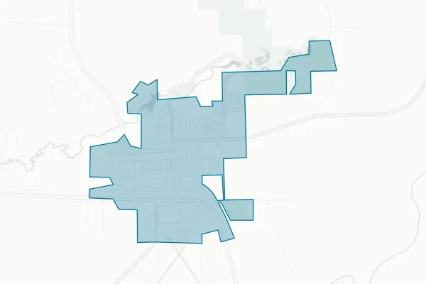 City of Valentine — detail map