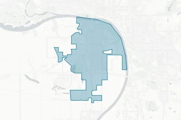 City of South Sioux City — detail map